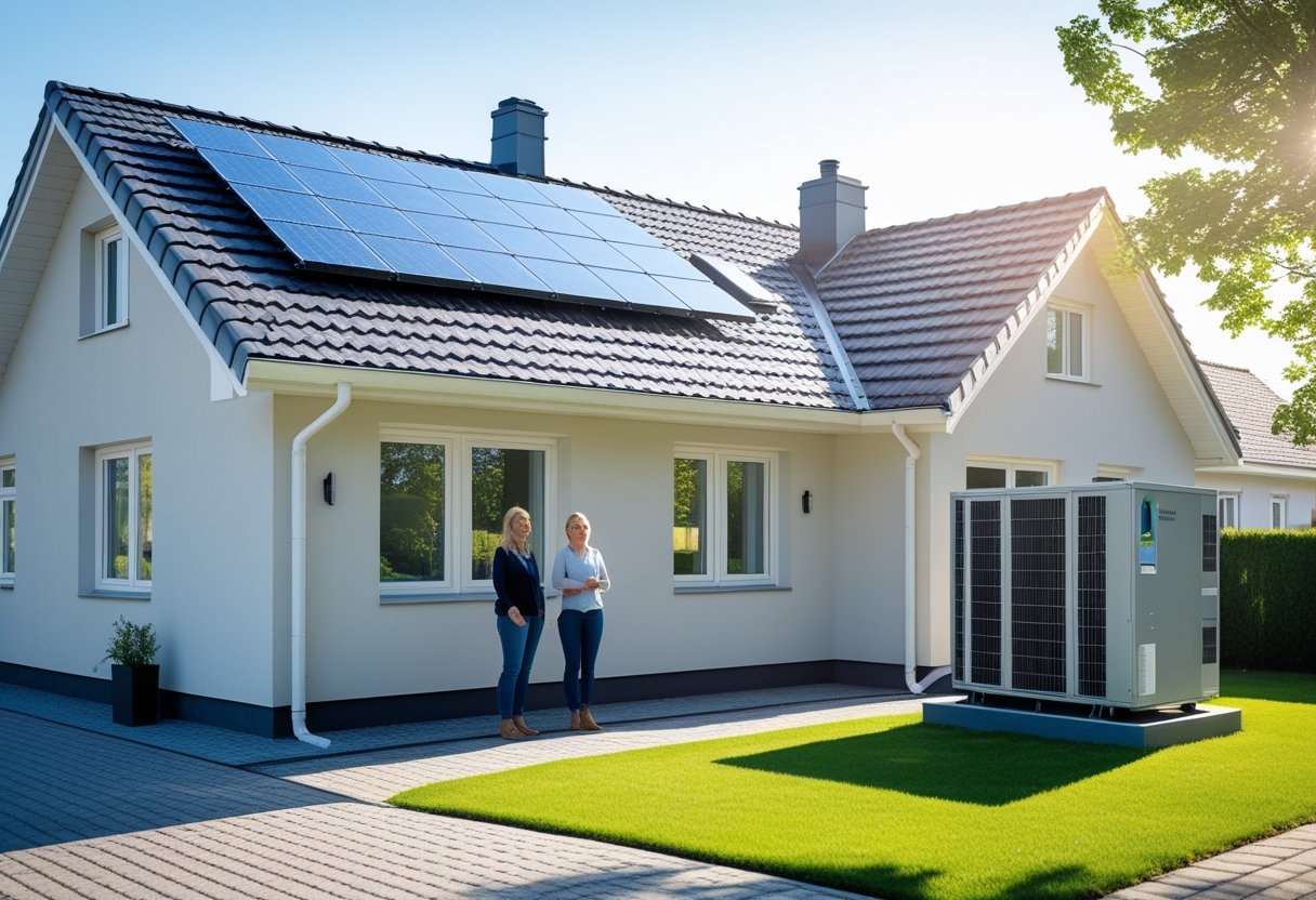 Energibesparelser med nyt tag og varmepumpe i Hillerød